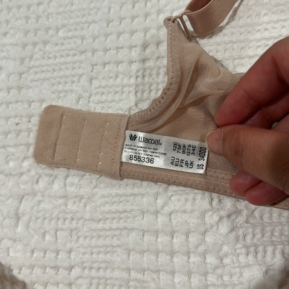 WACOAL Elevated Allure Underwire Bra Style #855336 Size 34DDD Rose Dust - Picture 7 of 8